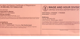 Wage and Hour Division Registration